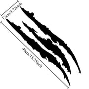 40 x 12cm Ghost Claw Scratch Car Decal