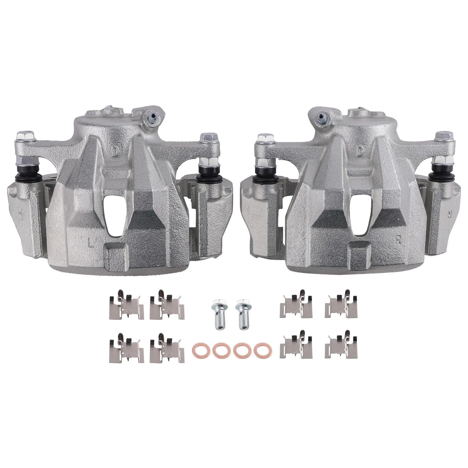 Front Brake Caliper Set for Toyota Corolla/Matrix & Pontiac Vibe 2008-2019