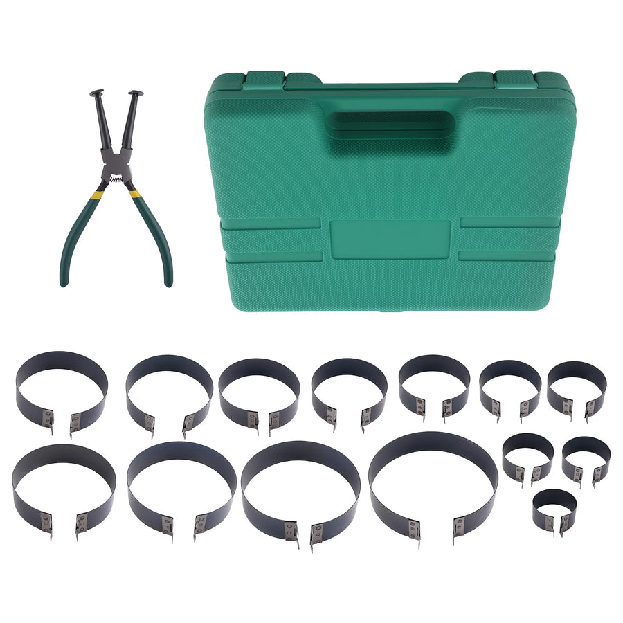 14-Piece Piston Ring Compressor and Installer Tool Kit