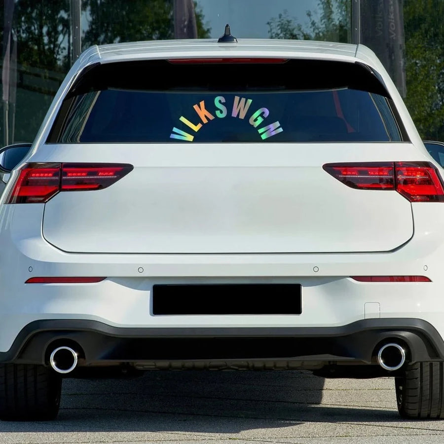Rear Window Vinyl Decal for Volkswagen Golf and Polo – 2 Sizes