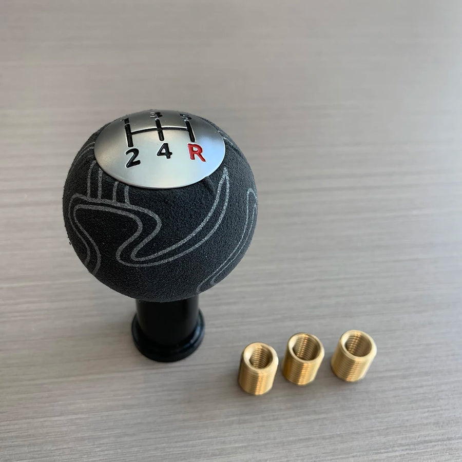 Suede-leather Manual Gear Shift Knob