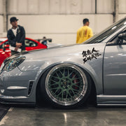 JDM Language Reflective Bumper and Window Decal