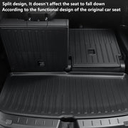 TPE All-Weather Floor Mats and Cargo Liner Set for Tesla Model YL Six Seat