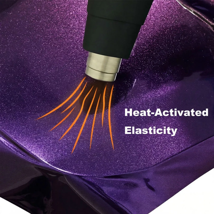 Purple-Gold Diamond Color-Shift Automotive Vinyl Wrap
