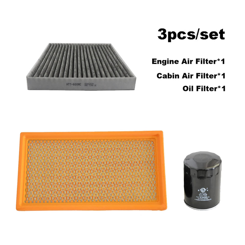 Engine, Cabin & Oil Filter Set for Ford Explorer/Taurus 2010-2019