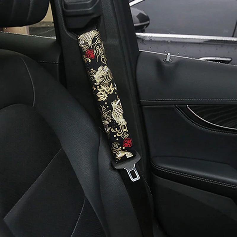 JDM-Style Plush Seat Belt Shoulder Pads – 2-Piece Set