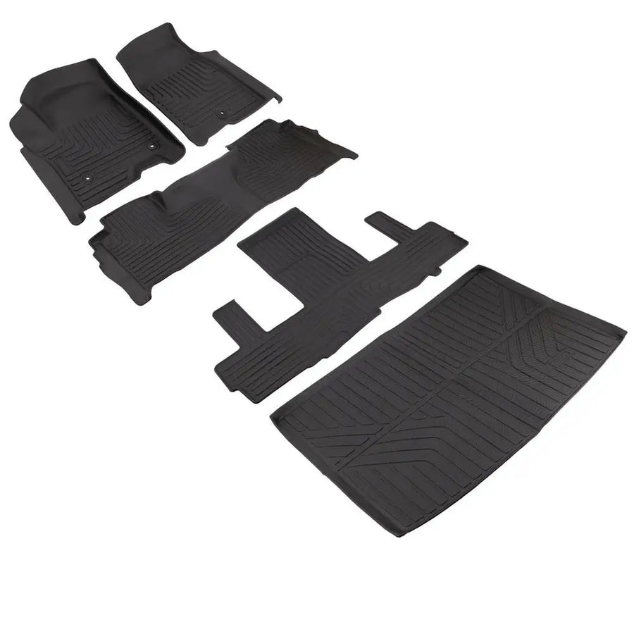 All-Weather Floor Mats for Chevrolet Suburban 2021-2025 GMC Yukon Xl