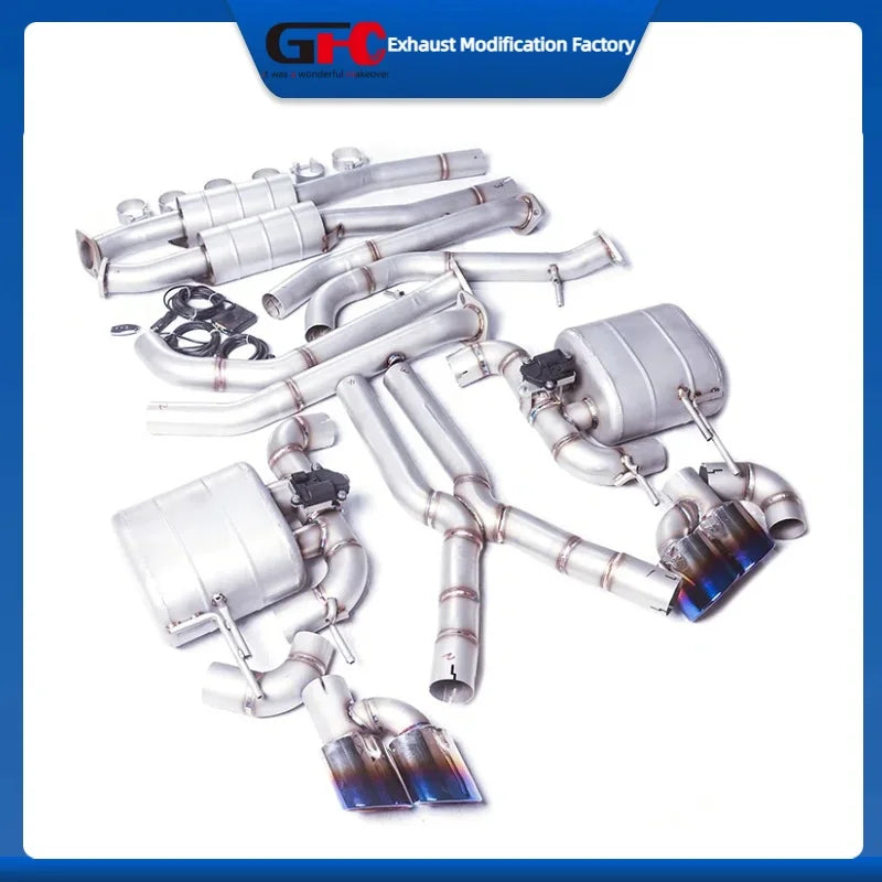 304 Stainless Steel Valved Cat-Back Exhaust System for Lexus IS 350 2013-2024