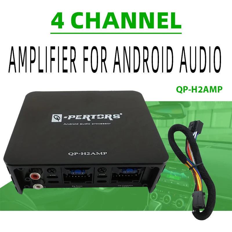 QP-H2AMP 4-Channel DSP Car Audio Amplifier – 60W