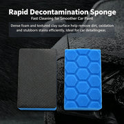 Clay Decontamination Sponges - 2-Pack, 12 x 7 cm