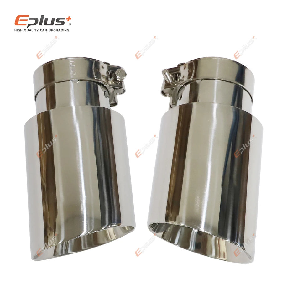 Universal Beveled Stainless Steel Exhaust Tip