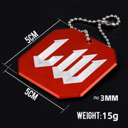Likewise-Style Metal Shift Knob Emblem & Key Ring