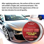 Red Car Wax & Applicator Set – Paint Care Finish