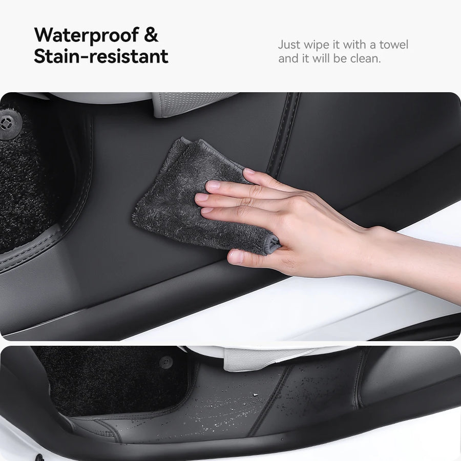 Leather-Look Cargo Liner and Seat-Back Protector for Tesla Model Y Juniper 2025