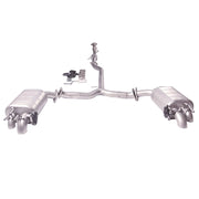 304 Stainless Steel Valved Cat-Back Exhaust System for Lexus ES 200 2.0L 2018