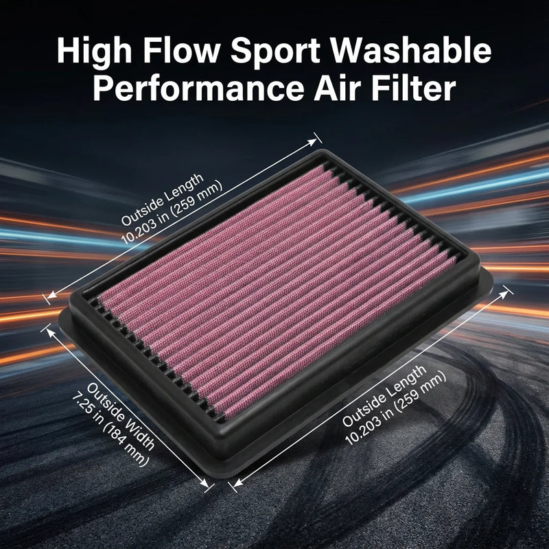 High-Flow Engine Air Filter for Mazda3/CX-30/CX-50 2019+