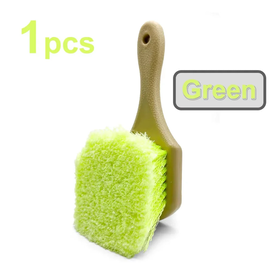 PP-Bristle Wheel & Tire Scrub Brush