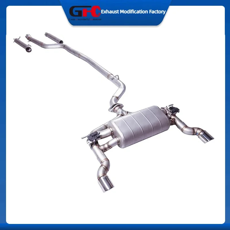 304 Stainless Steel Catback Valved Exhaust System for BMW 335i 340i 430i 440i F30 F31 F32 F34 F35 F36 3.0T