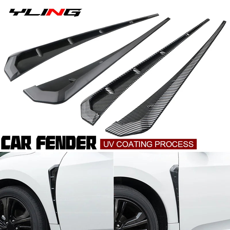 Universal Bumper Side-Vent Trim Set – carbon-fiber-look