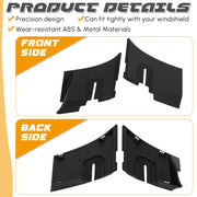 Left Right Air Inlet Cowl Grille Panel for 2007-2014 Tahoe Yukon Escalade 25820729 25820730