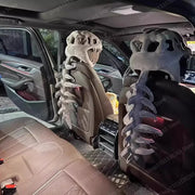 Dinosaur Skeleton Car Headrest Cover – Decorative Interior Seat Accessory