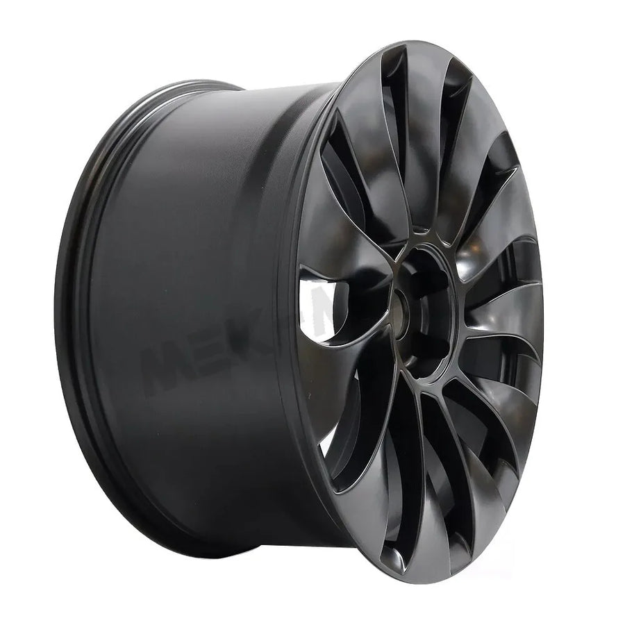 21 × 10.5 in Matte Black Rear Wheel for 2020–2024 Tesla Model Y