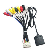 20-Pin Car Stereo RCA Input and Output Wiring Harness