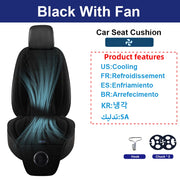 Universal 12V/24V Ventilated Cooling Car Seat Cushion