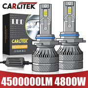2-Piece H1/H4/H7/H11/9005/9006 LED Headlight Bulb – 6000K, CANBUS