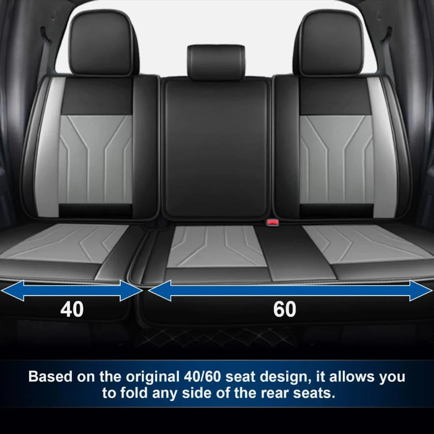 Dark-Gray Full Seat Cover Set for Ford F-150 – 2009–2014