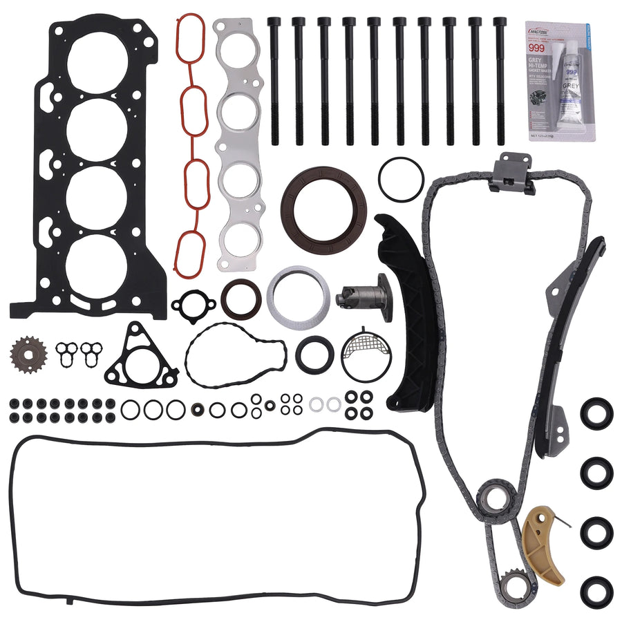 Head Gasket and Timing Chain Kit for 2008–2016 2ZR-FE 1.8L Engines