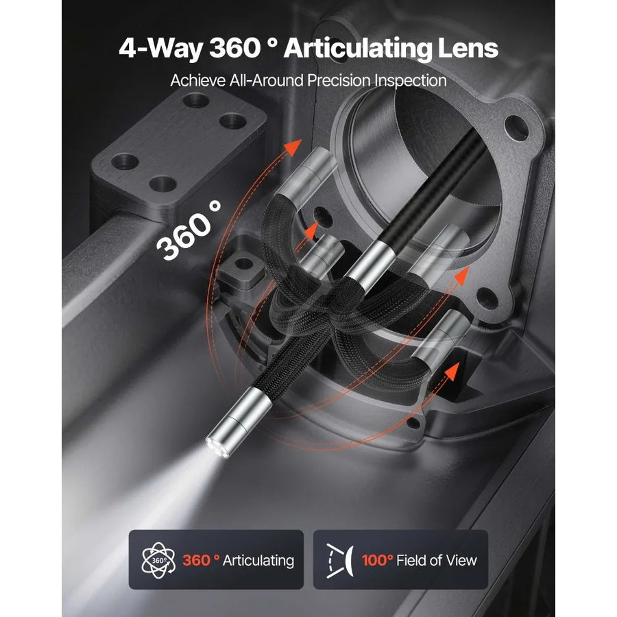 Articulating Borescope Inspection Camera
