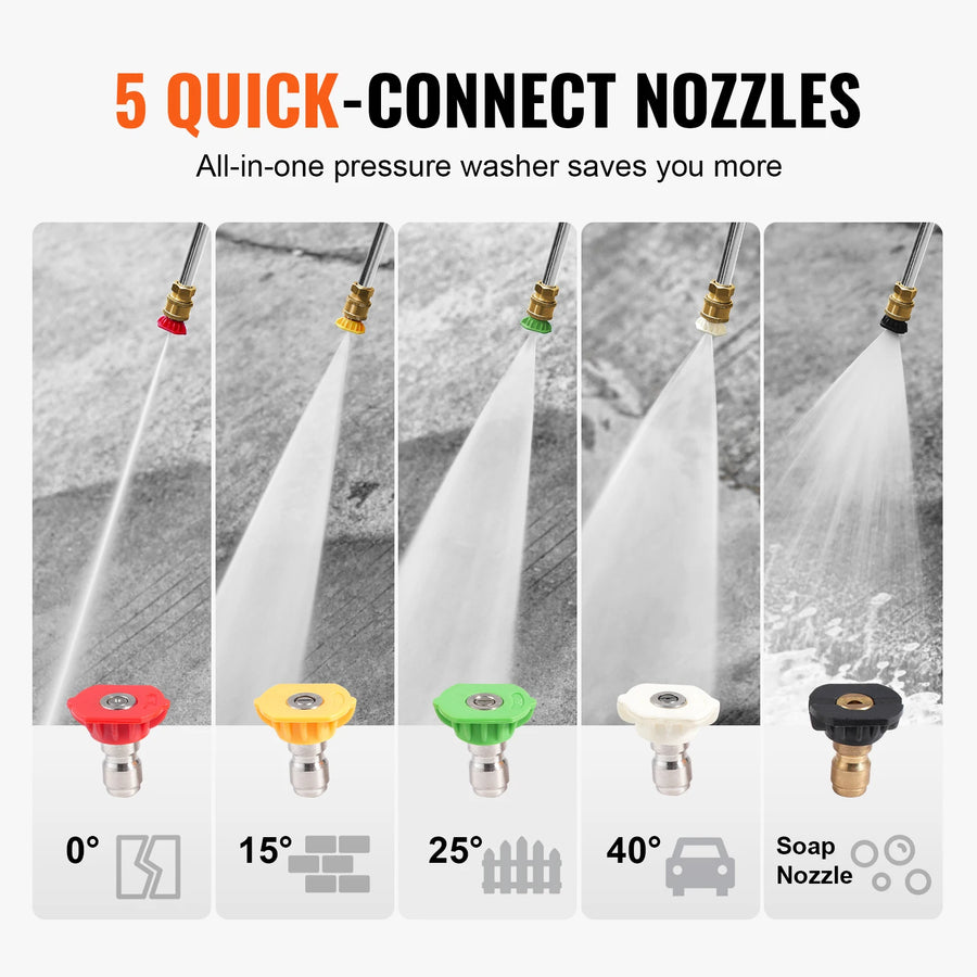 3,500 PSI Gas Pressure Washer – 2.6 GPM
