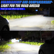 2-Piece H1/H4/H7/H11/9005/9006 LED Headlight Bulb – 6500K, CANBUS, Fanless