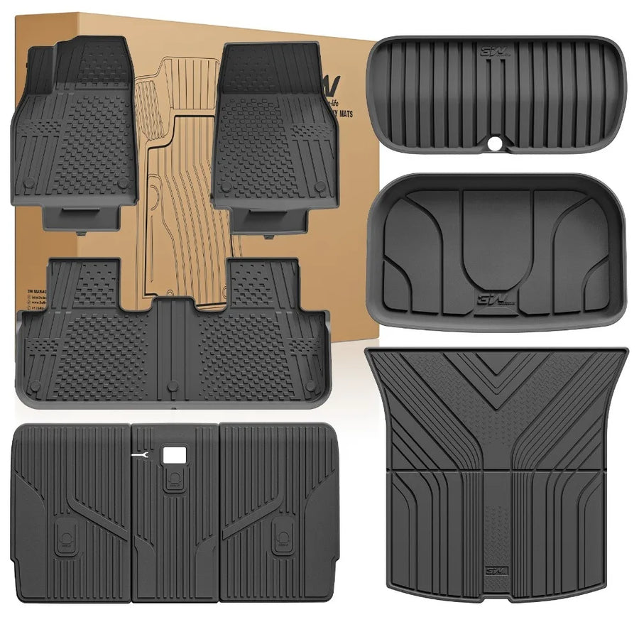 All-Weather Floor Mat, Cargo Liner & Seatback Set for 2025–2026 Tesla Model Y Juniper