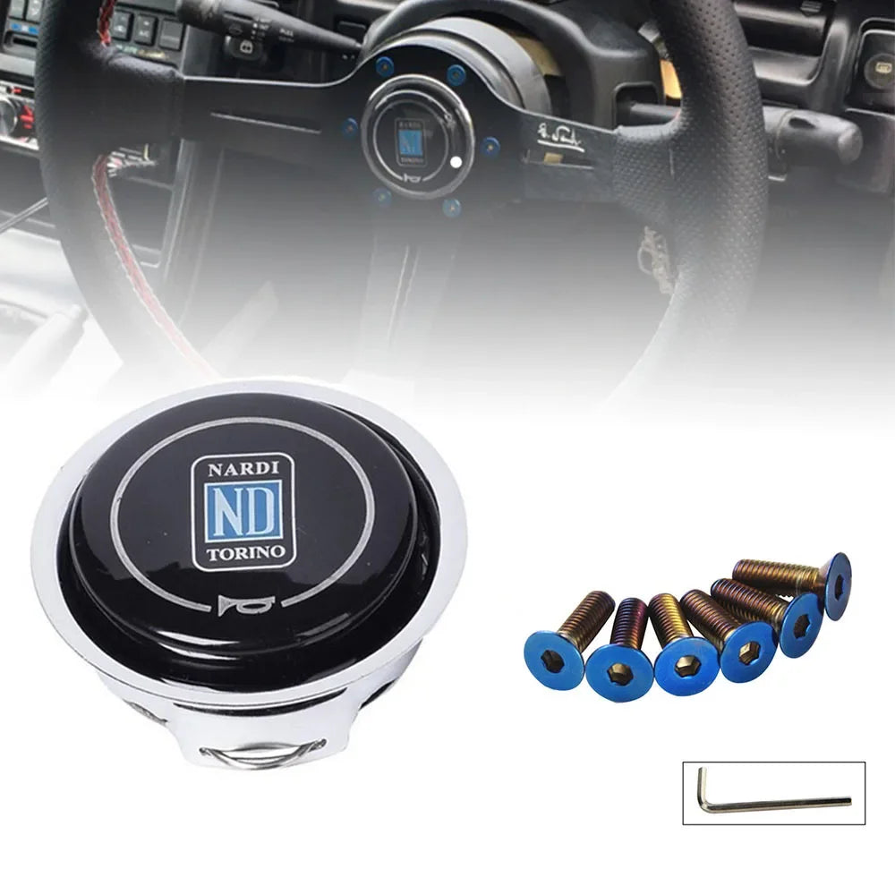 Universal Racing Steering Wheel Horn Button Cover