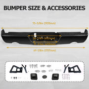 Rear Bumper Assembly for 2009–2018 Dodge Ram 1500