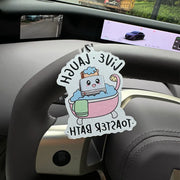 Funny Live Laugh Toaster Bath Air Freshener