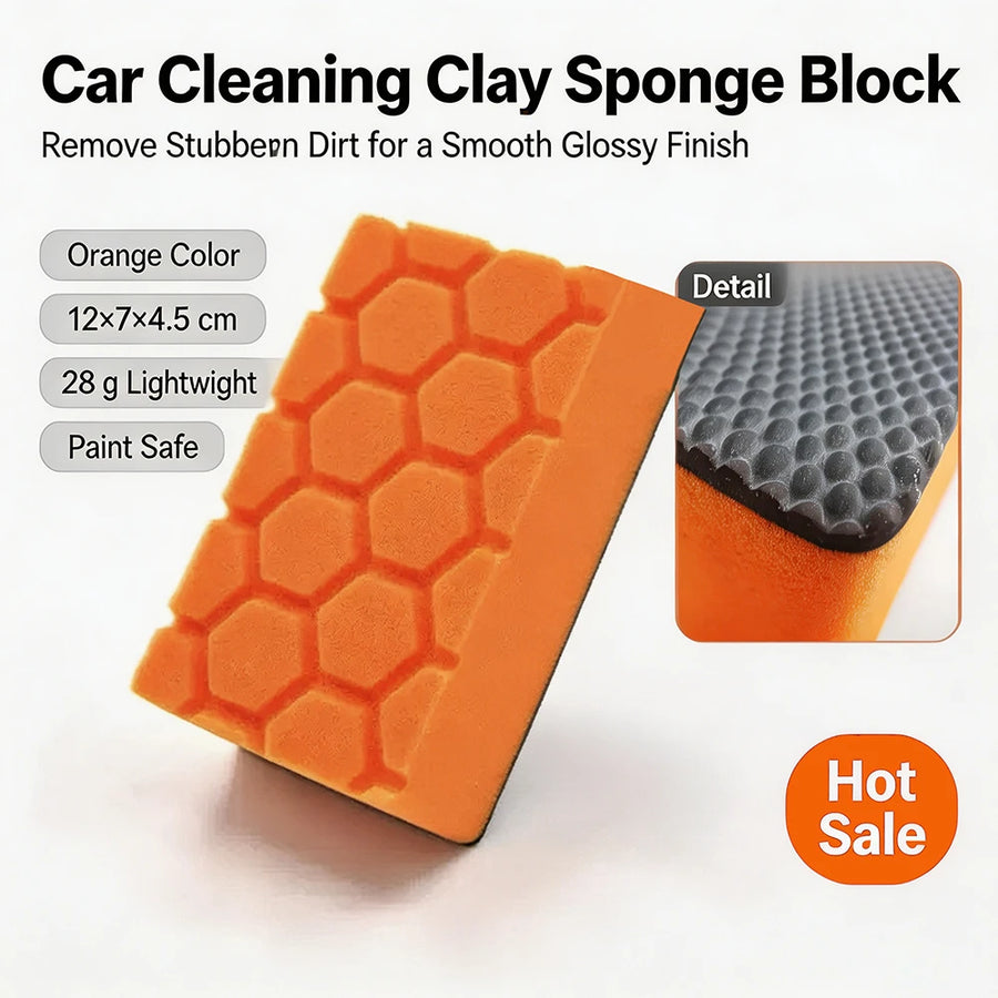 Clay Decontamination Sponges - 2-Pack, 12 x 7 cm