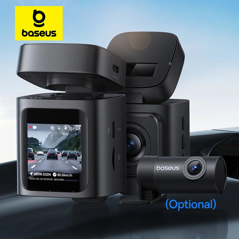 Baseus 3K Dual Dash Cam with GPS