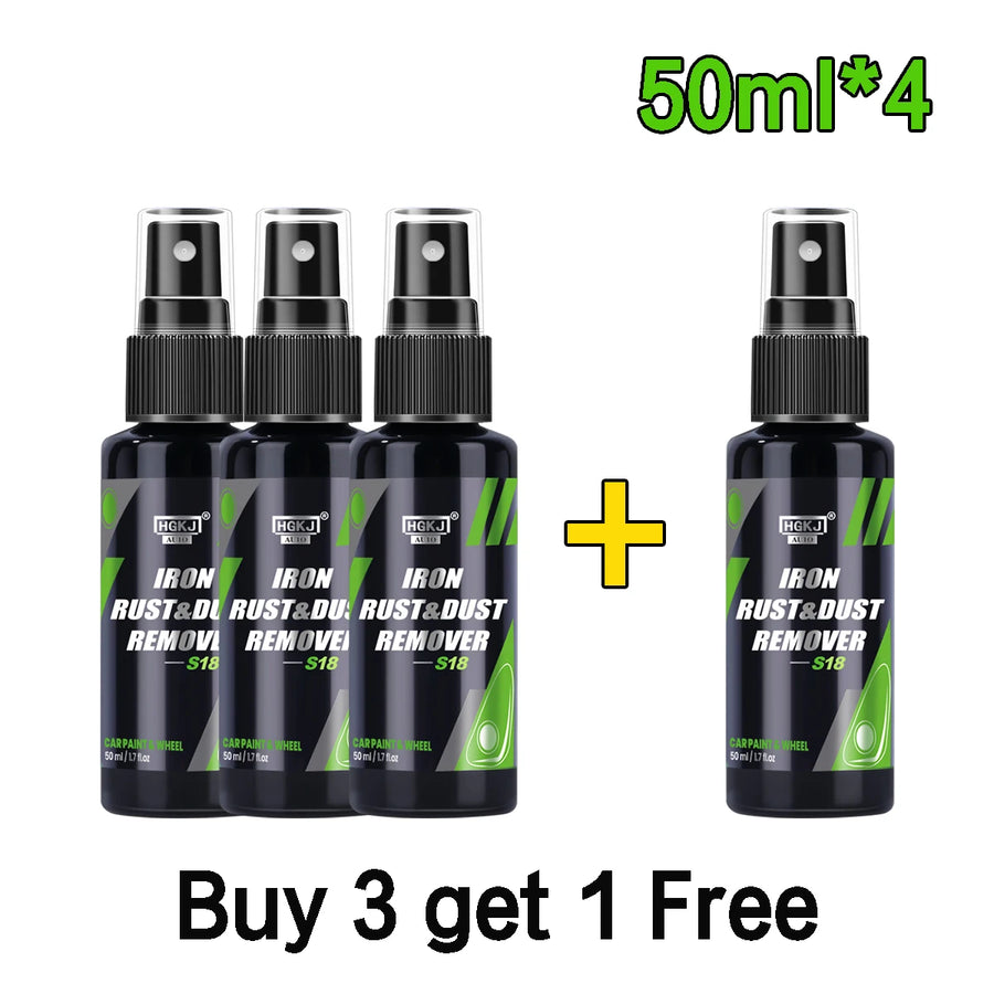 Car Paint & Wheel Iron Particles Powder Cleaning Super Rust Dust Remover Spray Metal Surface Defender Auto Rim Cleaner