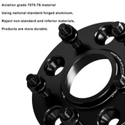 M12X1.5 Wheel Spacers for Toyota Corolla RAV4 Highlander Hybrid Pickup 2W Reiz Camry 1piece