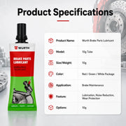 Wurth Brake Caliper Lubricant Grease, 10 g – Pack Options