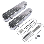 Polished Engine Valve Cover Pair for Chevrolet GM LS Engines
