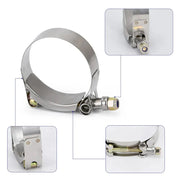 304 Stainless Steel T-Bolt Clamp – 2 to 4-Inch Sizes