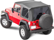 Premium Rear Soft Top Upper Skins 4-Piece for Jeep Wrangler TJ 1997-2006