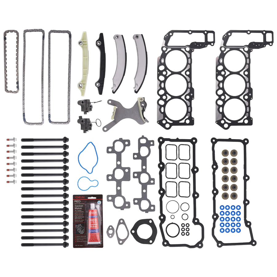 3.7L Head Gasket and Timing Chain Kit for 2002–2005 Dodge/Ram