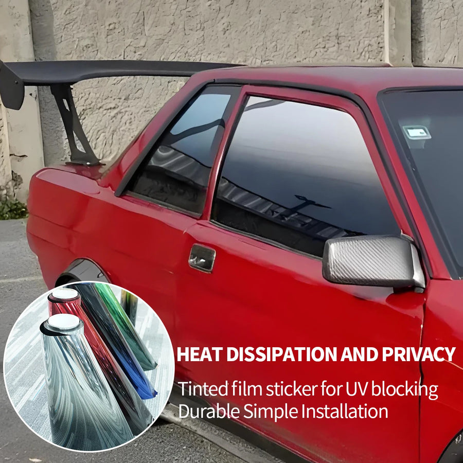 Gradient Color Automotive Window Film – Multiple Colors & Sizes