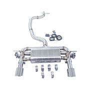 Stainless Steel Valved Cat-Back Exhaust System for Audi TT 2WD 2015-2024