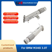 304 Stainless Steel Catless Downpipe for BMW M340i 2020-2026